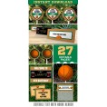 Basketball Invitation & Party Decorations (Boston Celtics) 