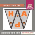 Star Wars Party Birthday Banner with Spacers - (Rebel Alliance) 