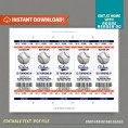Houston Astros Baseball Ticket Invitation with FREE Thank you Cards