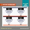 Houston Astros Baseball Ticket Invitation with FREE Thank you Cards