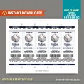 New York Yankees Baseball Ticket Invitation with FREE Thank you Cards