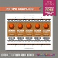 Basketball Ticket Invitation with FREE Thank you Card