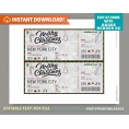 Surprise Trip Merry Christmas Boarding Pass IV