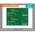 Surprise Trip Merry Christmas Boarding Pass V
