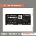 Editable Airplane Boarding Pass (Glitter / Chalkboard)
