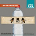 Bug Party Bottle Labels, Bug Party Napkin Rings 