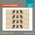 Bug Party Bottle Labels, Bug Party Napkin Rings 