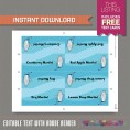 Cocktail Party Invitation with FREE Tent Cards