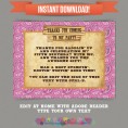 Cowgirl Birthday Printable Party Collection & Invitation 