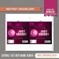 Disco Party Chocolate Wrappers 
