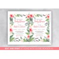 Floral Baby Shower Invitation