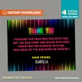 Neon Glow Party Invitation with FREE Thank you Cards (v.4)