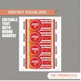 Ice Hockey Ticket Invitations (Calgary Flames)