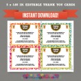 Hawaiian Luau Party Birthday Invitation with FREE thank you Card!