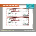 Surprise Trip Merry Christmas Boarding Pass II