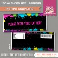 Neon Glow Party Invitations & Decorations