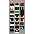 Neon Glow Party Invitations & Decorations for boys (Yellow) 