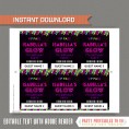 Neon Glow Party VIP Passes (v.3)