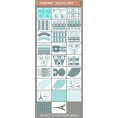 Paris Party Printable Collection & Invitations (Turquoise)