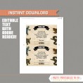 Reptile Party Invitation with FREE Thank you Card!