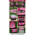 Rockstar Invitation & Party Decorations (Pink) 