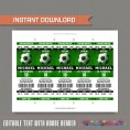 Soccer Ticket Invitation with FREE VIP Passes! (Design 2)