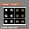 Star Wars Party Printable Birthday Labels 