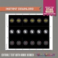 Star Wars Party Mini Chocolate Wrappers 