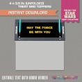 Star Wars Small Treat Bag Toppers 