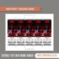 Star Wars The Last Jedi Ticket Invitations 