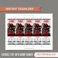 Star Wars The Last Jedi Ticket Invitations 