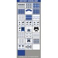 Video Game Invitation & Party Decorations (Blue) 