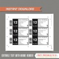 Basketball Ticket Invitation - Air Jordan Style label