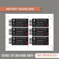 Basketball Ticket Invitation - Air Jordan Style label II