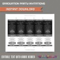 Graduation Party Ticket Invitation 