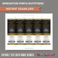 Graduation Party Ticket Invitation 