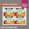 Barnyard Farm Party Invitation with FREE Thank you Card