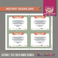 Little Chef Party Invitation with FREE Thank you Card