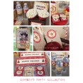 Cowboy Birthday Party Printable Collection & Invitation 