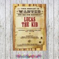 Cowboy Birthday Party Printable Collection & Invitation 