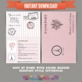 Paris Party Birthday Invitation 