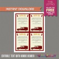 Fireman Invitation with FREE Thank you Card