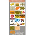 Construction Birthday Party Decorations & Invitation (Set 2)