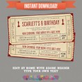 Movie Party Printables, Invitations & Decorations